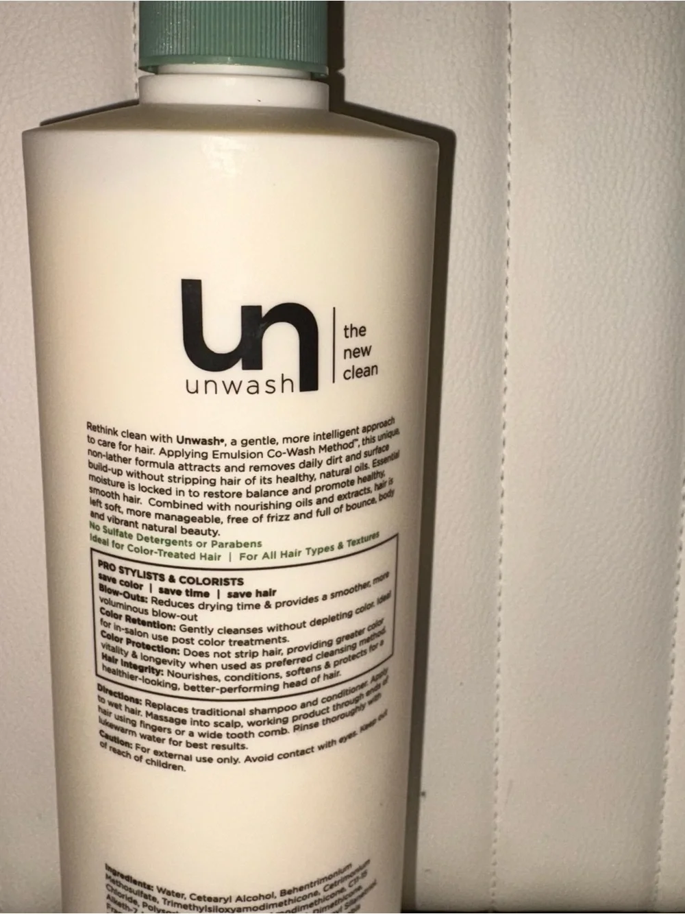 Unwash Bio-Cleansing Conditioner Moisturizing Non-Strip Cleanser 33.8 fl oz